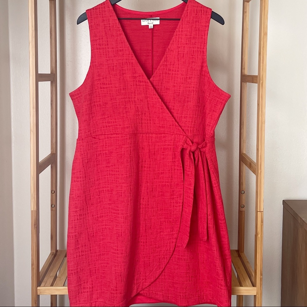 Madewell Texture&Thread wrap dress